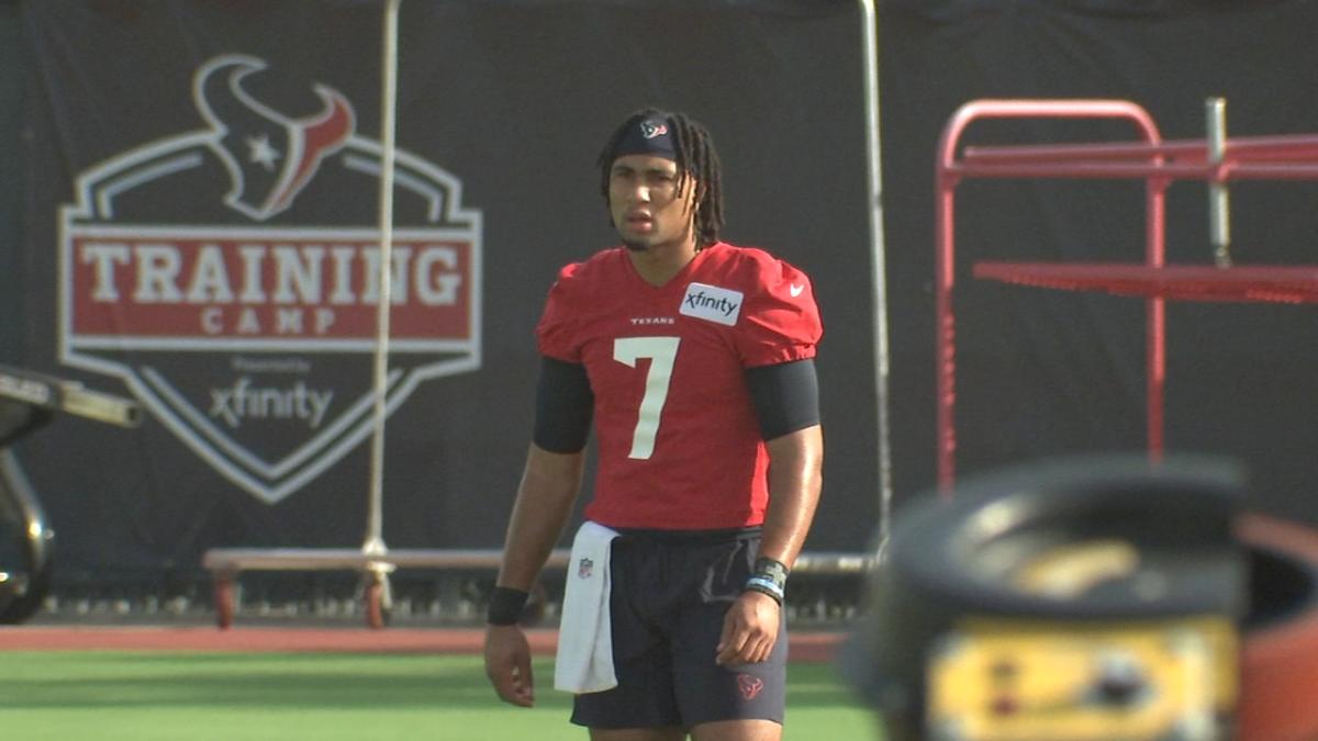 Stroud is every bit as advertised on Texans camp's 1st day