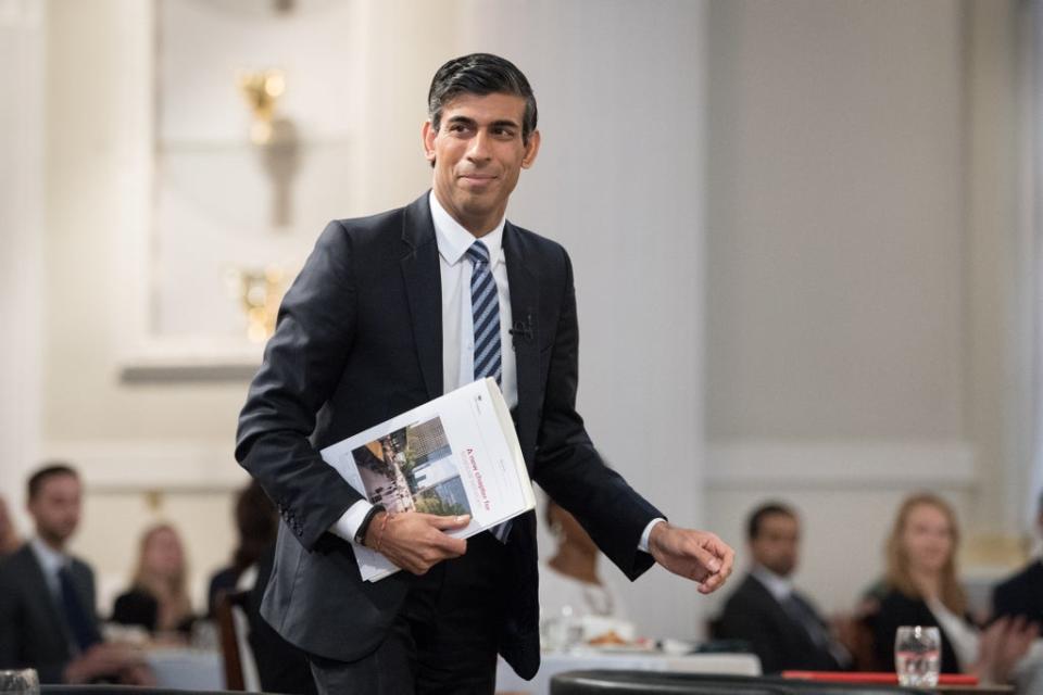 Chancellor Rishi Sunak will hail a ‘new age of optimism’ in his Budget speech (Stefan Rousseau/PA) (PA Wire)