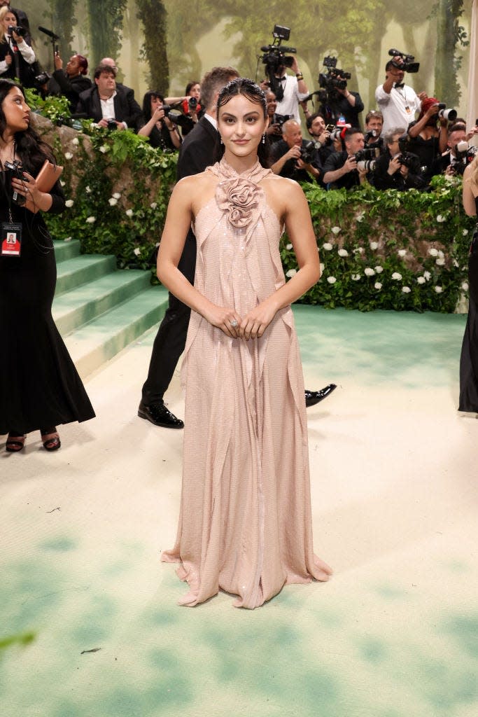 Camila Mendes attends the 2024 Met Gala.