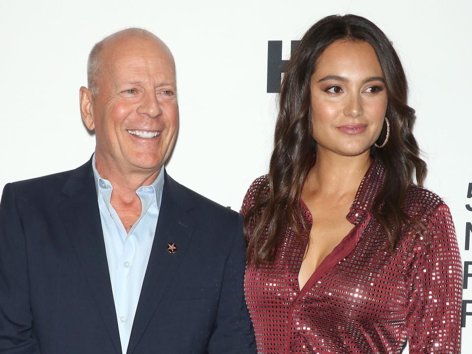 Bruce Willis and Emma Heming Willis in 2019.