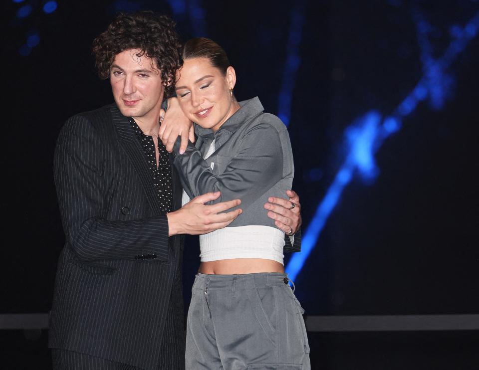 Vincent Lacoste et Adèle Exarchopoulos lors du photocall d’« Élémentaire »