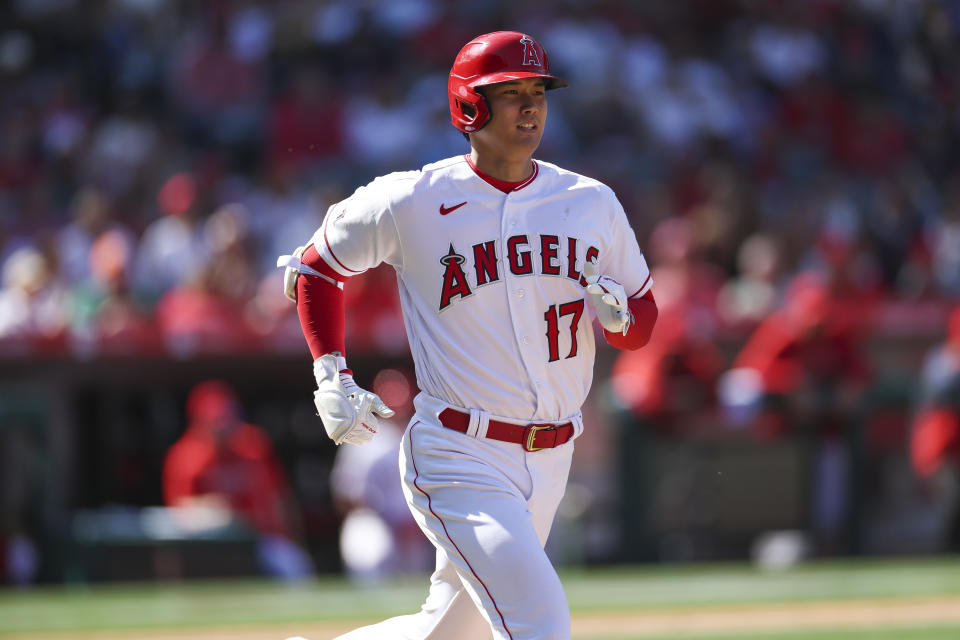 Shohei Ohtani went 3-on-1 without a hit and swallowed 2K, relying on only one walk.  (Photo by Brandon Sloter/Icon Sportswire via Getty Images)