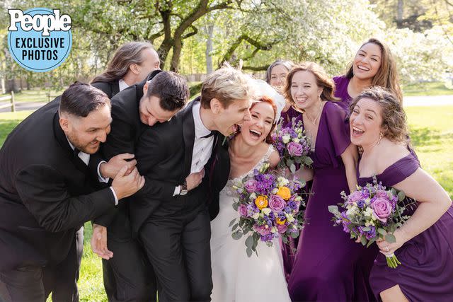 <p>Siobhan Stanton Photography</p> Sierra and Stefano with their wedding party