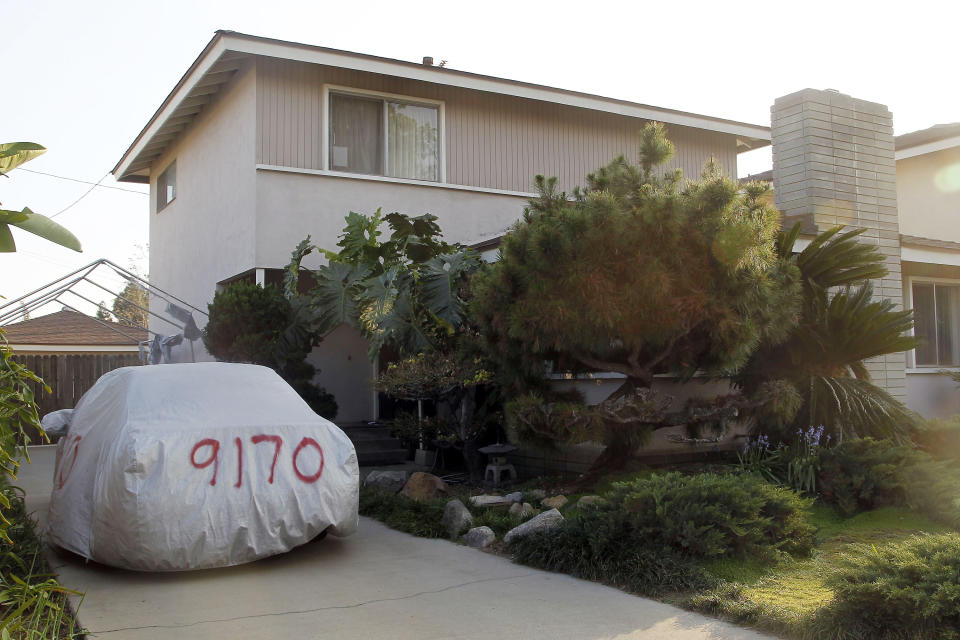 This image take Thursday March 6, 2014 shows the residence of Dorian S. Nakamoto in Temple City, Calif. Nakamoto, the man that Newsweek claims is the founder of Bitcoin denies he had anything to do with it and says he had never even heard of the digital currency until his son told him he had been contacted by a reporter three weeks ago. (AP Photo/Nick Ut)