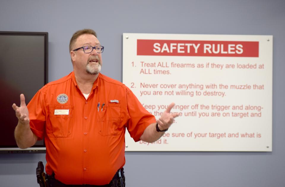 Joe Preston, general manager of the Powder Room Shooting Range & Training Center, says he believes all adults should know how to properly handle firearms.