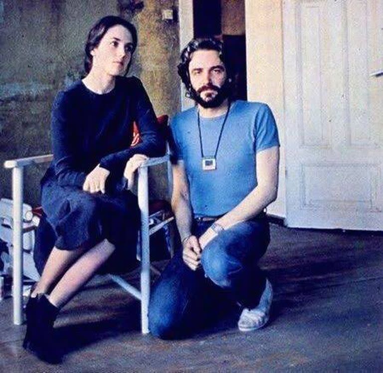 El realizador Andrzej Zulawski e Isabelle Adjani en el set de Una mujer poseída