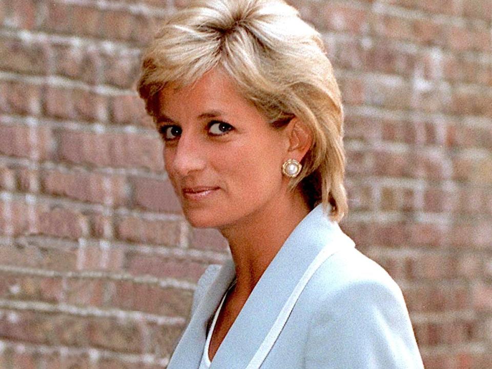 Princess Diana on the day her divorce becomes final on August 8, 1996.