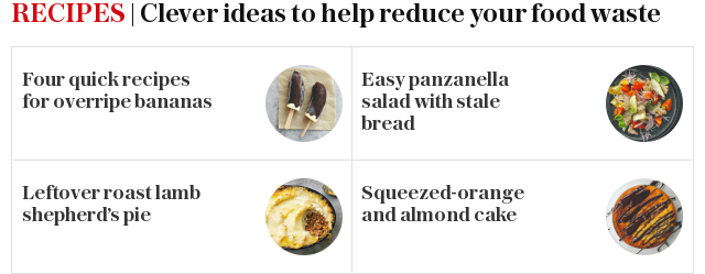 RECIPES | Clever ideas to help reduce your food waste