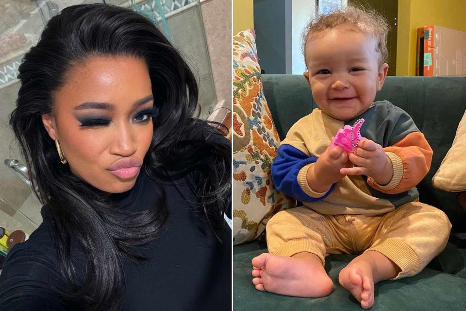 <p>Keke Palmer Instagram</p> Keke Palmer and son Leo