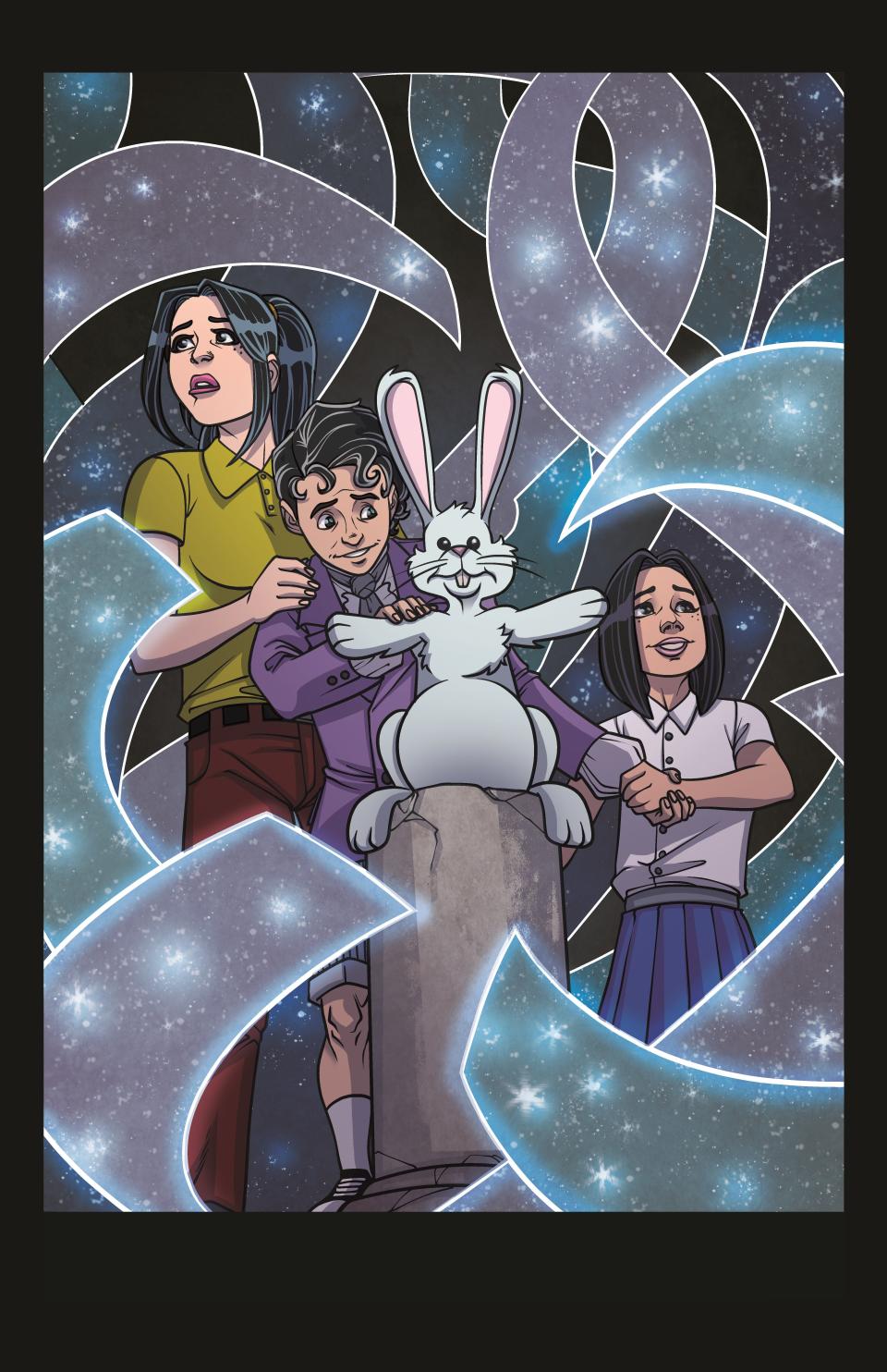 A page from the Scout Comics book "Stabbity Bunny," created by Richard Rivera