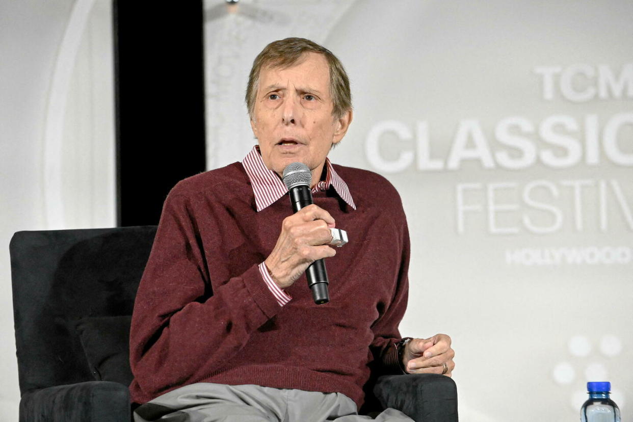 William Friedkin, le 15 avril dernier à Los Angeles, évoque L'Exorciste pendant le TCM Classic Film Festival. Le cinéaste est décédé ce 7 août à l'âge de 87 ans.  - Credit:JON KOPALOFF / GETTY IMAGES NORTH AMERICA / Getty Images via AFP