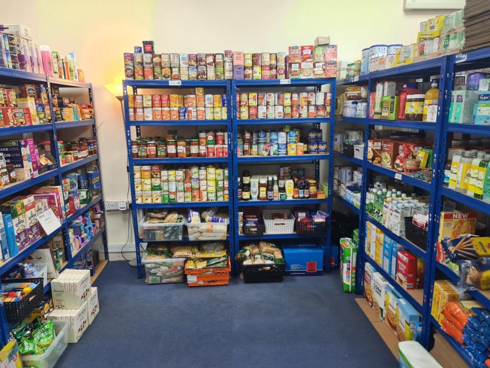 Smile London & Essex’s food bank operates like a shop (Maria Quaife)