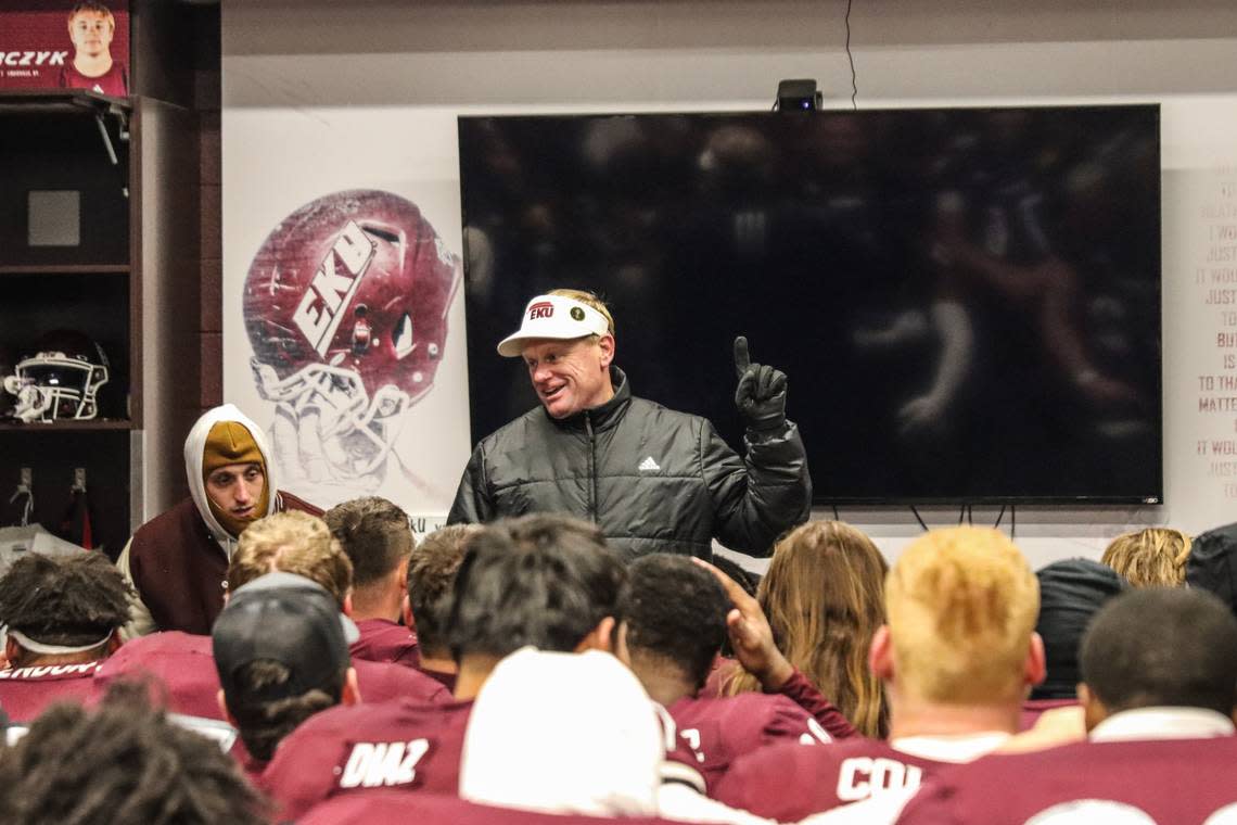Eastern Kentucky football coach Walt Wells returned from a significant coronary event to lead the Colonels to an FCS playoffs appearance.