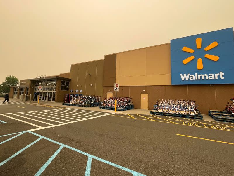 FILE PHOTO: View of Walmart's newly remodeled Supercenter, in Teterboro, New Jersey, U.S.