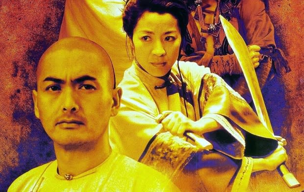 <p>Sony</p><p>Based on the novel of the same name, the film is set during 19th-century Qing Dynasty in China, following a legendary warrior (Chow Yun-Fat) and what happens when his legendary Green Destiny sword is stolen. The film features some incredible sword fighting and martial arts choreography, including a <a href="https://www.youtube.com/watch?v=KXIJv1NoXmo" rel="nofollow noopener" target="_blank" data-ylk="slk:fight scene atop a forest of bamboo trees;elm:context_link;itc:0;sec:content-canvas" class="link ">fight scene atop a forest of bamboo trees</a>. The film became a cultural phenomenon and made over $200 million at the box office. It also received 10 Oscar nominations, including Best Picture, Best Director, and Best Cinematography.</p>