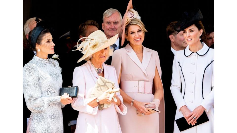 Princess Kate with camilla, maxima and letizia