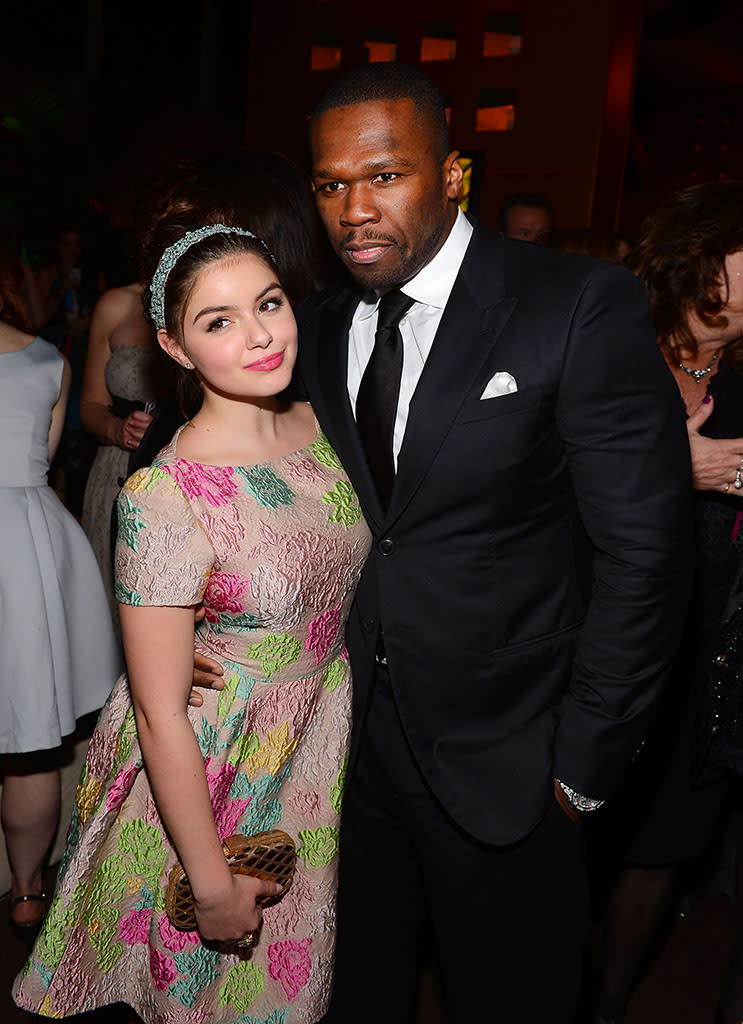 Ariel Winter and 50 Cent attend the FOX After Party for the 70th Annual Golden Globe Awards held at The FOX Pavillion at The Beverly Hilton Hotel on January 13, 2013 in Beverly Hills, California.