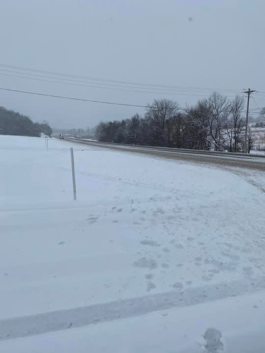 Snow in Smith County (Courtesy: Smith County Sheriff’s Office)