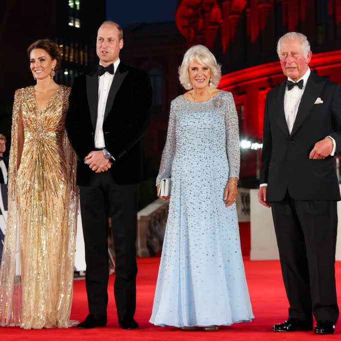  Prince Charles Camilla, Duchess of Cornwall Prince William Kate Middleton. 