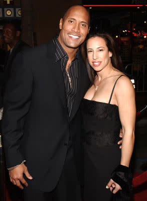 Dwayne "The Rock" Johnson and wife Dany at the Hollywood premiere of MGM's Be Cool