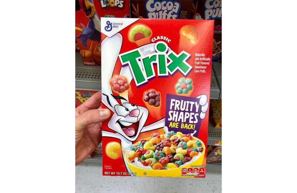 ‘Silly Rabbit, Trix are for kids’