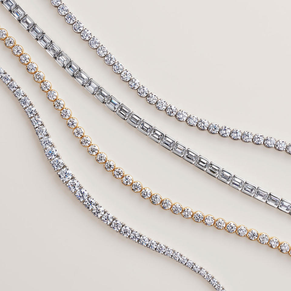 Diamond Tennis Bracelets in 14k White Gold