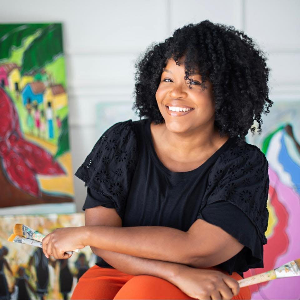 Belina Wright, artist and assistant director of Artist with a Purpose, coordinated this year's first Experience the Culture of Haiti festival.