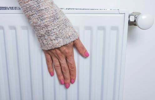 <span class="caption">Our sense of touch is actually lots of different senses rolled into one. </span> <span class="attribution"><a class="link " href="https://www.shutterstock.com/image-photo/woman-touches-heating-radiator-indoors-checking-1906775902" rel="nofollow noopener" target="_blank" data-ylk="slk:Yevhen Prozhyrko/Shutterstock;elm:context_link;itc:0;sec:content-canvas">Yevhen Prozhyrko/Shutterstock</a></span>