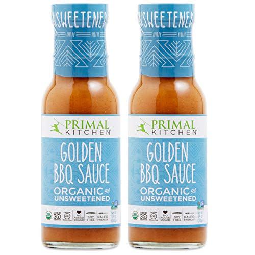 10) Primal Kitchen's Golden BBQ Sauce, Organic & Unsweetened, 8 oz, Pack of 2