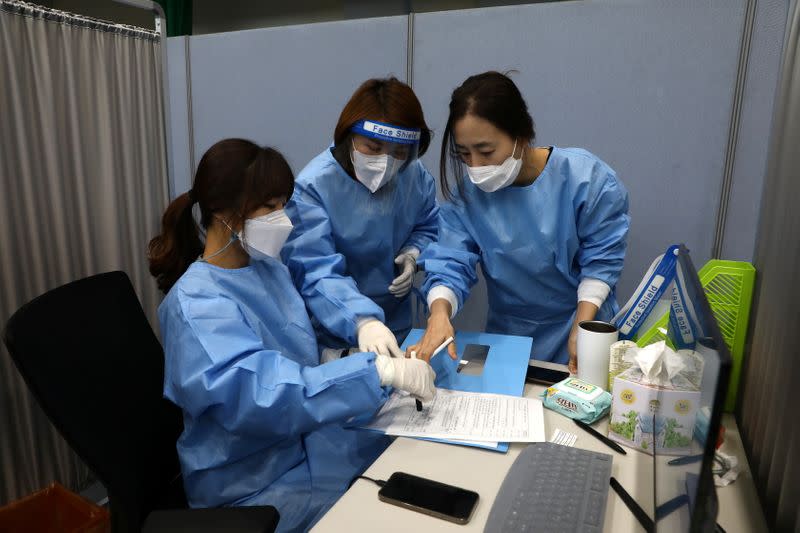 South Korea starts first vaccinations for senior citizens