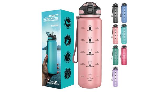 This $24 Motivational Water Bottle Has 19,300 5-Star Reviews on