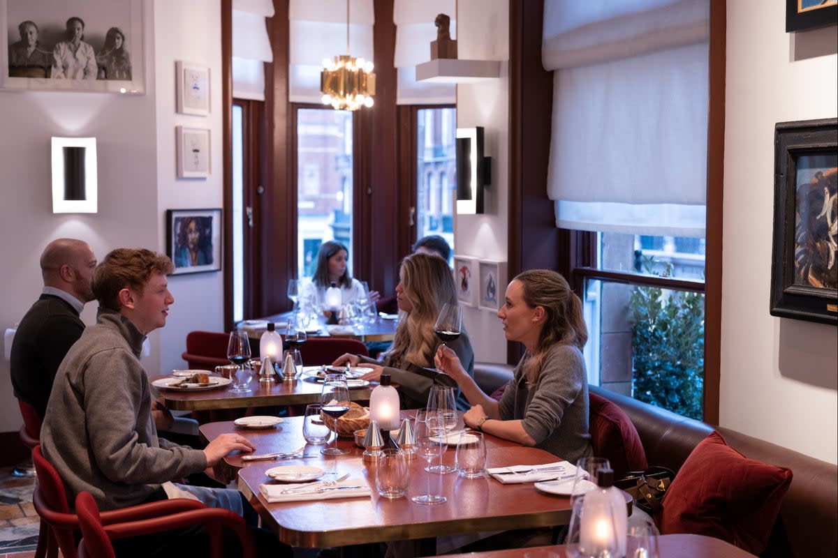 Swanky affair: the Mount St. dining room  (Daniel Hambury/Stella Pictures Ltd)