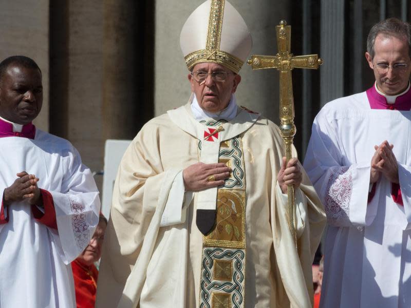 Papst Franziskus auf dem Petersplatz in Rom. Foto: Claudio Peri