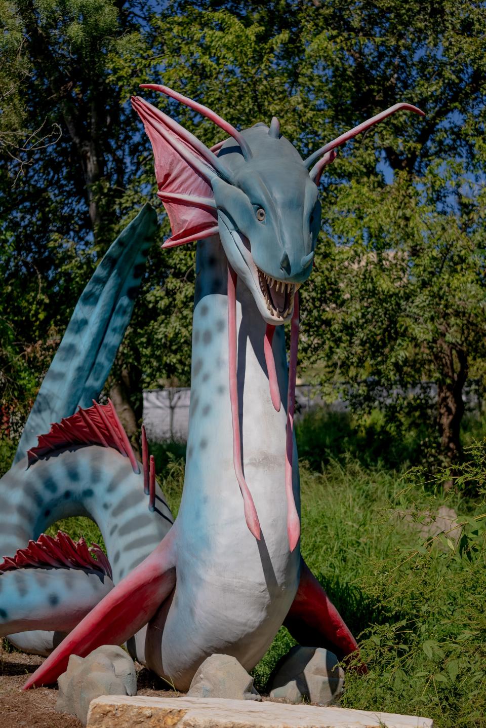 Sea Serpent is one of the robotic dragons that will be on display at the Milwaukee County Zoo from Memorial Day weekend through Labor Day weekend.