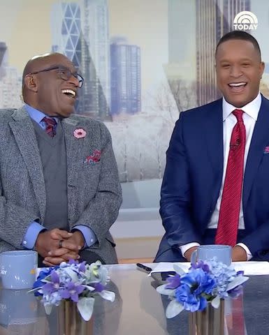 <p>Today Show/ Instagram</p> Craig Melvin and Al Roker on Feb. 2, 2024