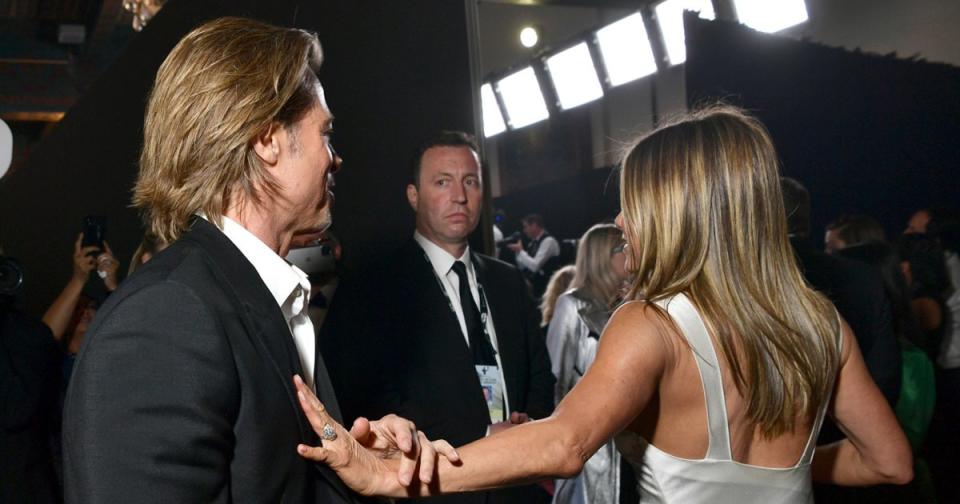 What You Didn't See at the SAG Awards, Including Brad Pitt and Jennifer Aniston's Sweet Reunion