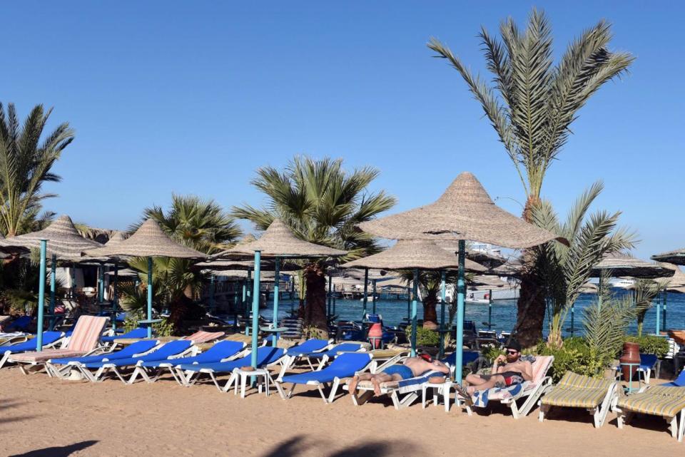 Although Sharm el-Sheikh is off the tourist map, you can still fly to Hurghada (AFP/Getty)