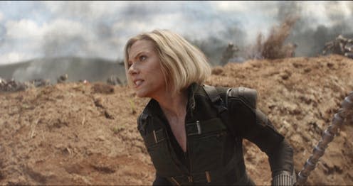 <span class="caption">Scarlett Johansson as Black Widow/Natasha Romanoff in Avengers: Infinity War.</span> <span class="attribution"><span class="source">©Marvel Studios 2018</span></span>