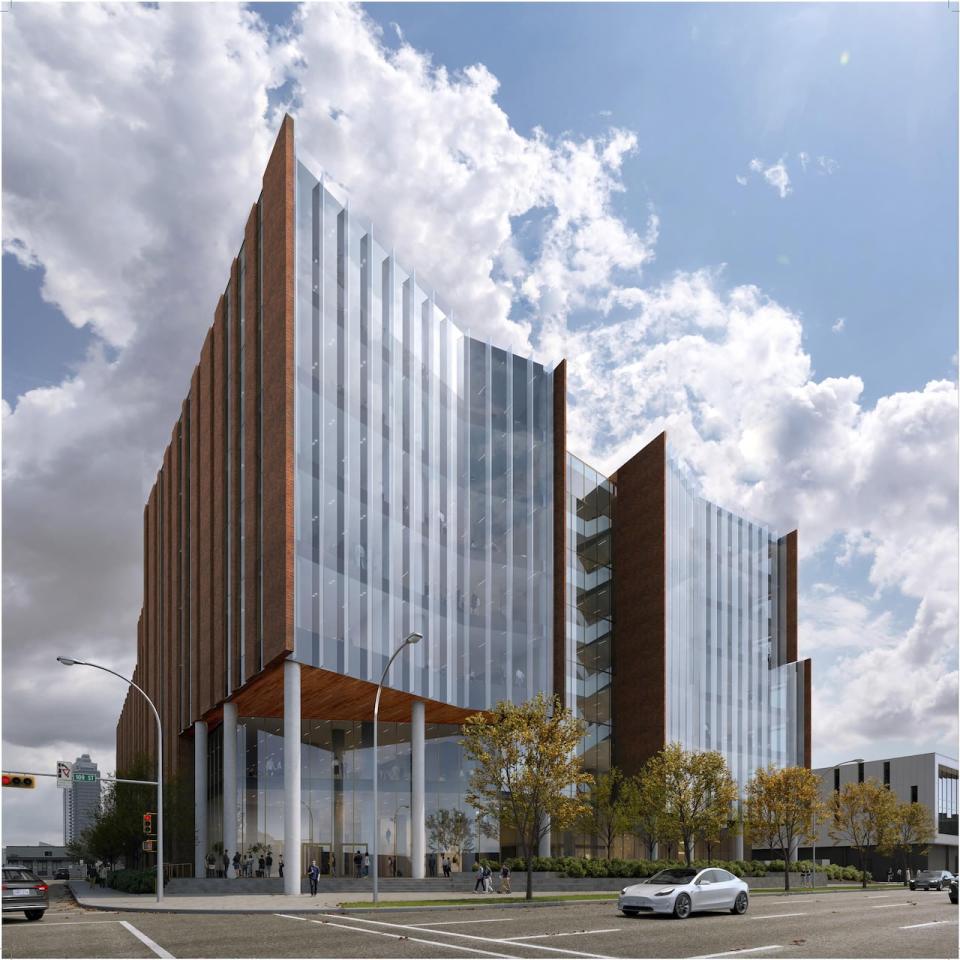 MacEwan University's new business building will help accommodate 7,500 more students, according to the school.