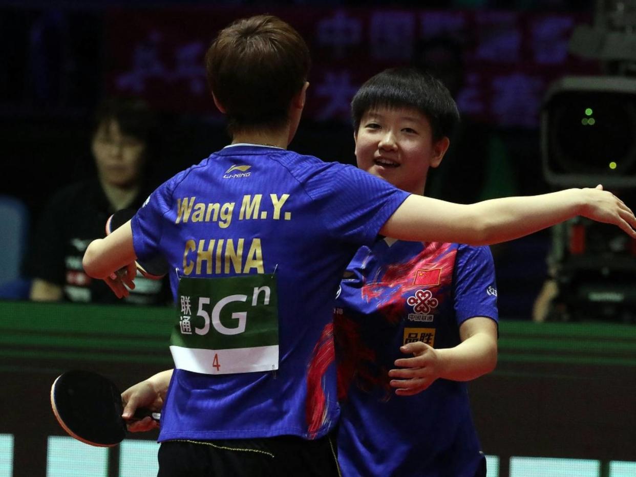 Wang/Sun holen erneut Gold