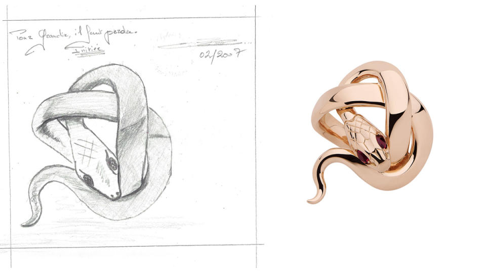 Sylvie Corbelin Snake Ring