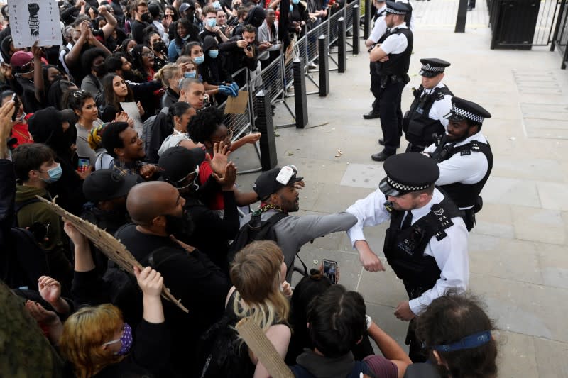 Protest against the death of George Floyd, in London