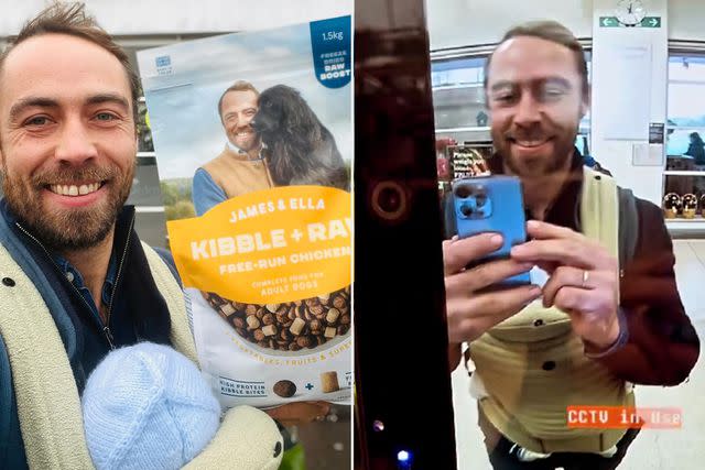 <p>James Middleton Instagram</p> James Middleton brought baby Inigo for a special Waitrose run in a Dec. 14 Instagram video.