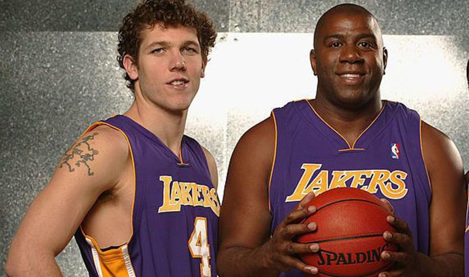 Luke Walton, Magic Johnson