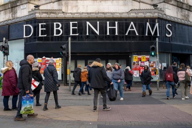 End of an era for Debenhams as final shops set to close