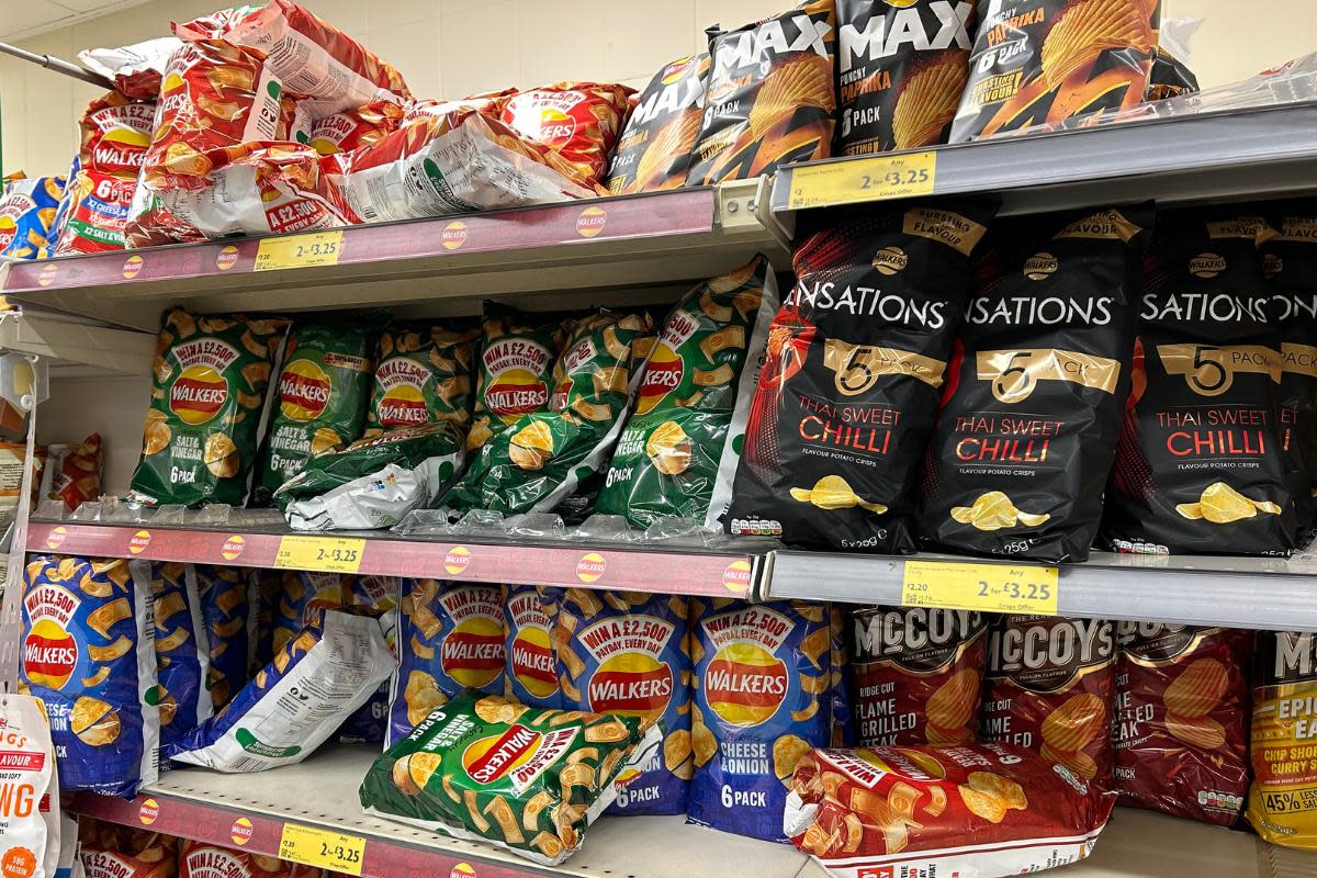 Walkers have released a number of new crisps recently including Extra Flamin Hot Crunchy Wotsits in March. <i>(Image: Patrick Glover)</i>