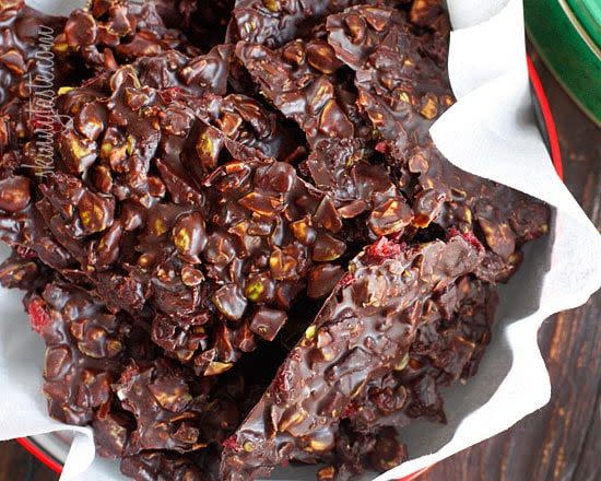 Dark Chocolate Peanut Butter Bark (Low Sugar) - Skinnytaste