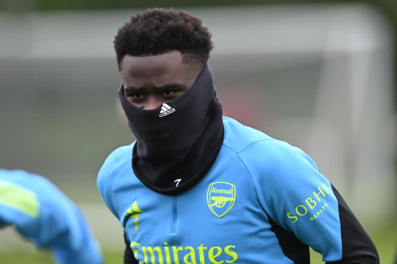 Arsenal attacker Bukayo Saka