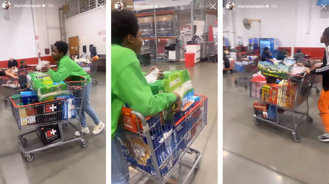 Rhoa Marlo Hampton Nephews Grocery Shopping 01