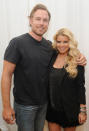 <div class="caption-credit">Photo by: Courtesy of Getty Images</div><b>Jessica Simpson</b> <br> Engaged: November 2010 <br> Pregnancy announcement: November 2011; December 2012 <br> Married: TBD Simpson famously announced not one, but two, pregnancies during her on-going engagement. We can't wait for the parents to this family of four to officially wed - they certainly will have the sweetest bridal party! <br> <b>See more from <i>Brides</i>: <br> <a rel="nofollow noopener" href="http://www.brides.com/wedding-dresses-style/wedding-dresses/2013/03/wedding-dresses-long-sleeves-trends-2013-fall?mbid=synd_yshine#slide=1" target="_blank" data-ylk="slk:Wedding Dresses with Long Sleeves;elm:context_link;itc:0;sec:content-canvas" class="link ">Wedding Dresses with Long Sleeves</a> <br> <a rel="nofollow noopener" href="http://www.brides.com/wedding-dresses-style/wedding-dresses/2012/07/lace-wedding-dresses-spring-2013-gowns?mbid=synd_yshine#slide=1" target="_blank" data-ylk="slk:The Best Lace Wedding Dresses;elm:context_link;itc:0;sec:content-canvas" class="link ">The Best Lace Wedding Dresses</a></b> <br>